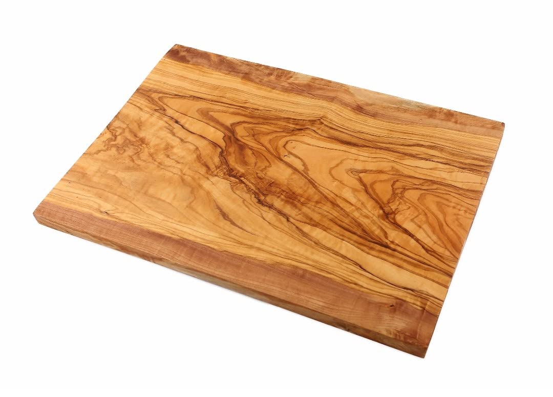Cleminson 35 x 25 cm Olive Wood Rectangular Chopping & Worktop Bread Board