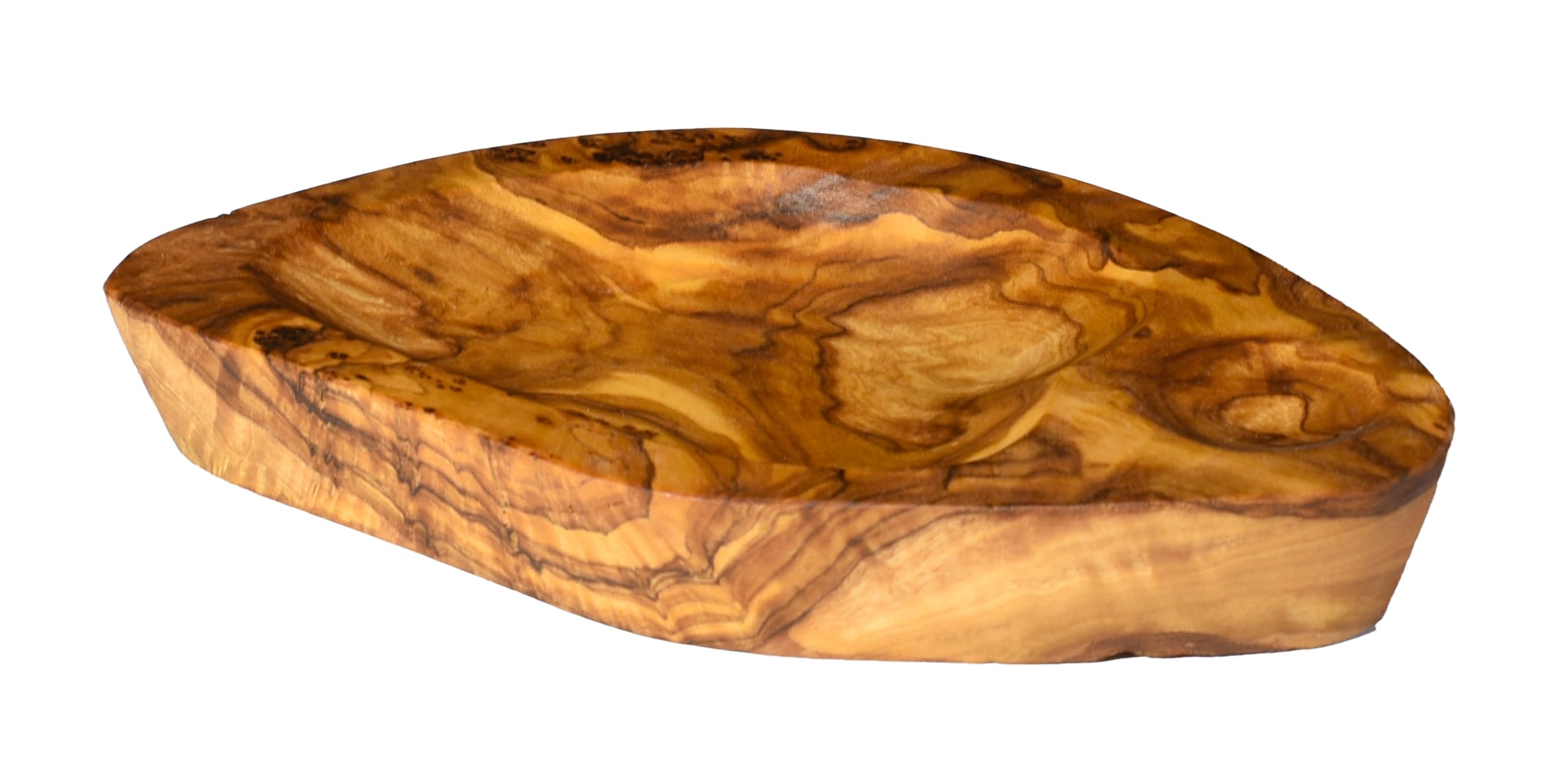 Cleminson Elegant Hand-Carved Olive Wood Mini Serving Dish | Perfect for Tapas & Olives