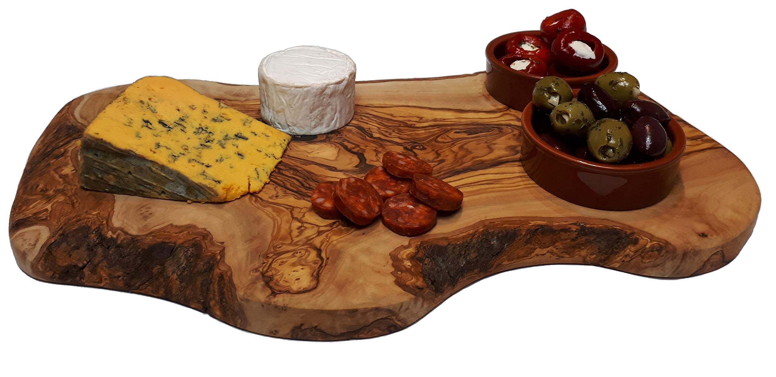 Cleminson 40 x 20 cm Olive Wood Chopping, Serving and Antipasti Board